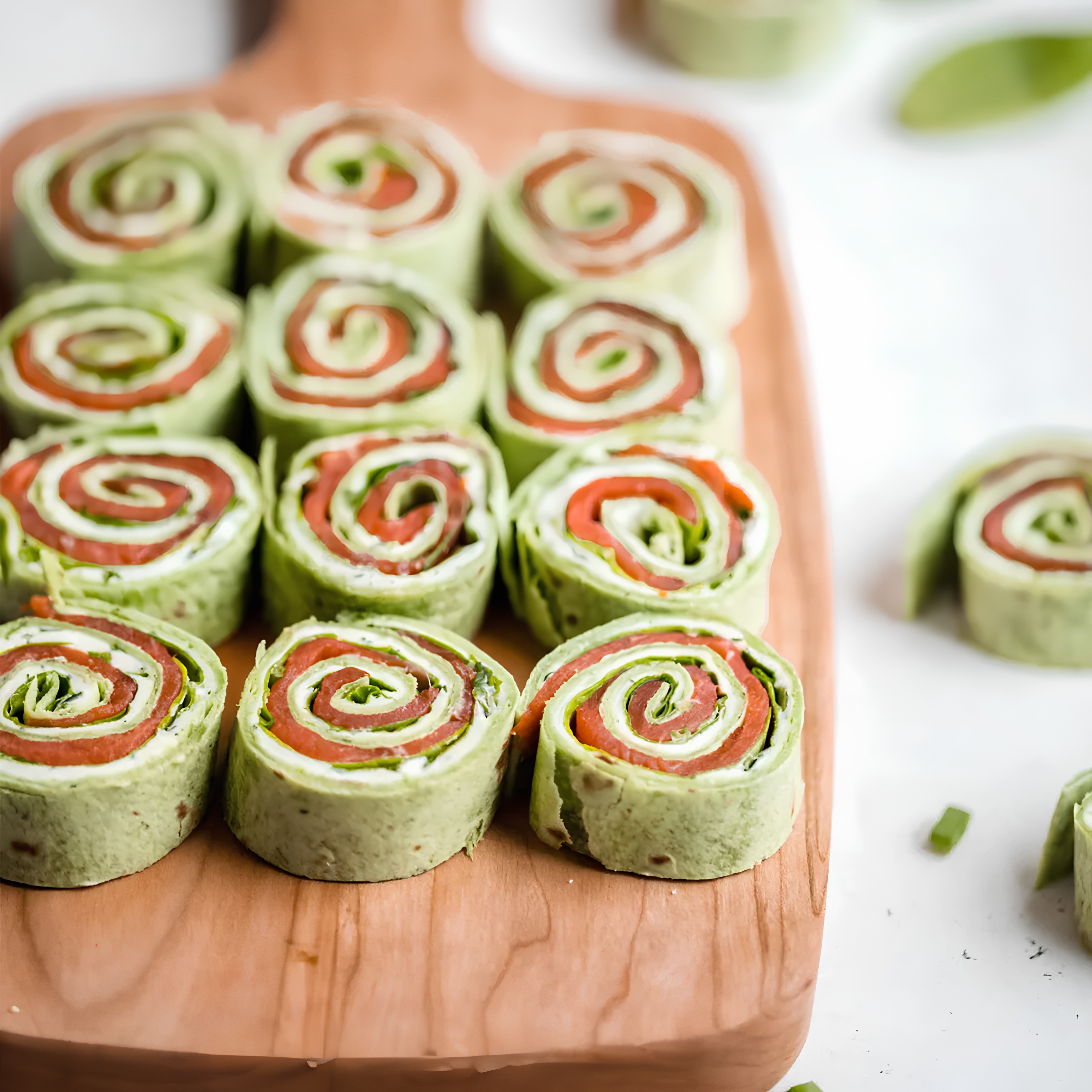 Smoked Salmon Pinwheels