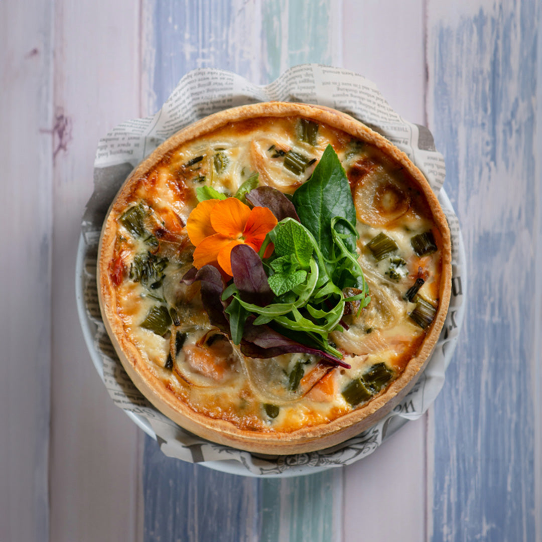 Creamy Salmon and Spinach Pie