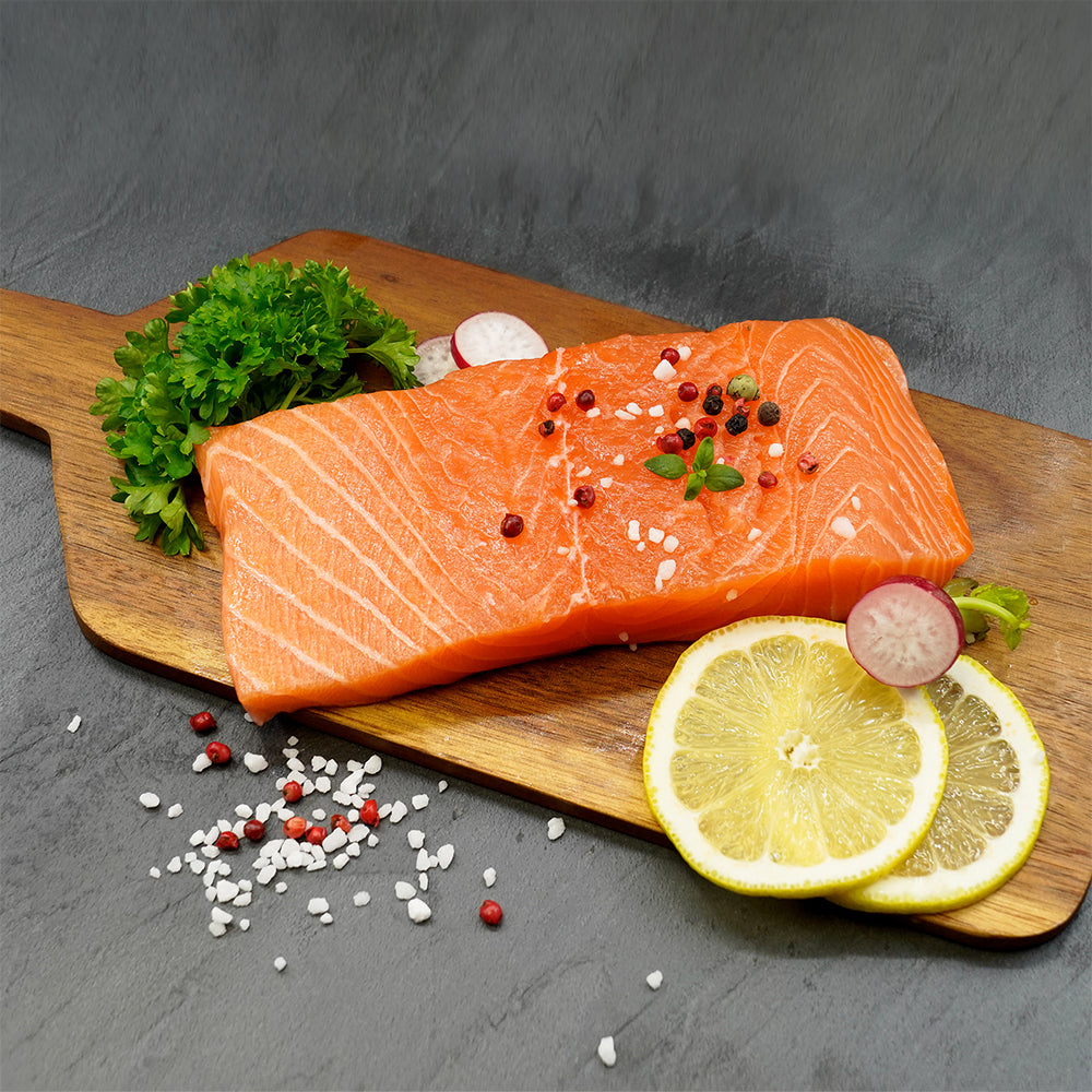 Frozen Salmon Portions • Skin-off • 8oz