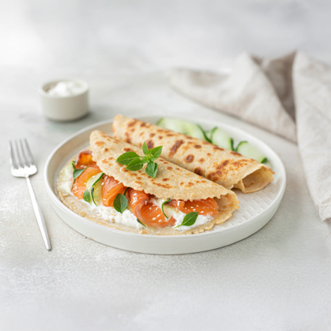 Smoked Salmon Pancakes